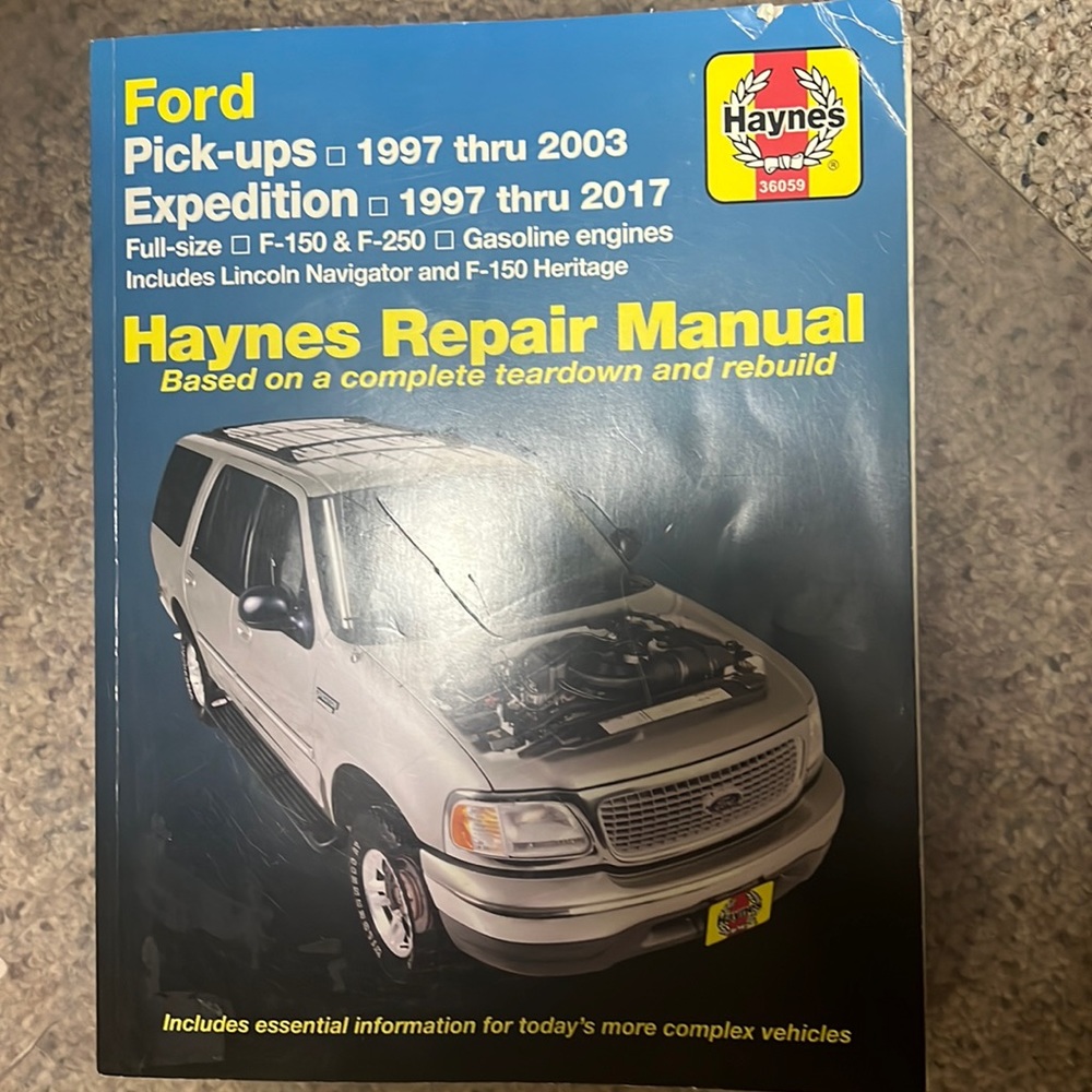 Haynes Ford Pickups and Expedition Repair Manuel